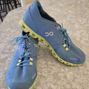 ON Running Blue and Green Athletic Shoes